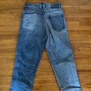 Revice two toned straight leg jeans